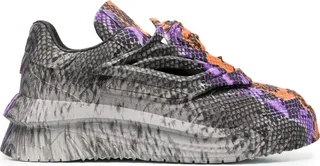 Odissea Python Greca-print sneakers