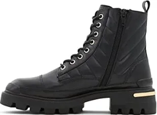 ALDO Women's Quilt Combat Boot