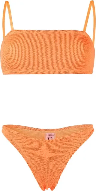 Shirred-Effect Bikini Set