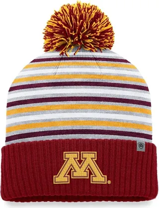 Men's Top of the World Maroon Minnesota Golden Gophers Dash Cuffed Knit Hat with Pom
