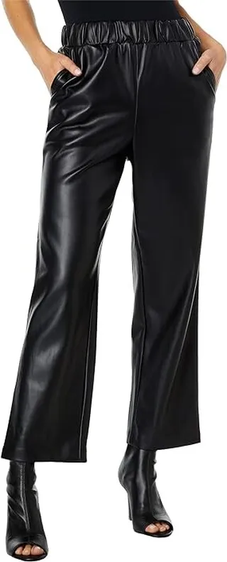 Blank NYC Leather Rib Waistband Pants in Can't Help Myself (Can't Help Myself) Women's Clothing