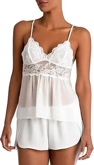 In Bloom by Jonquil Lillian Lace Cup Camisole & Shorts Set