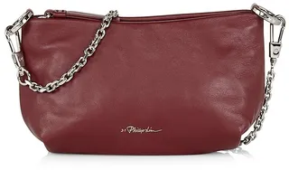 Mini Croissant Leather Shoulder Bag