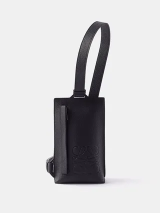 Anagram-logo Leather Cross-body Bag