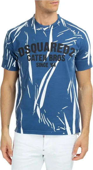 Dsquared2 Logo Printed Crewneck T-Shirt
