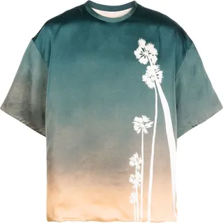 sunrise-motif T-shirt