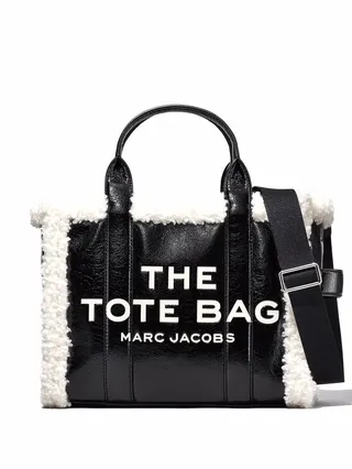 medium The Crinkle Shearling tote bag