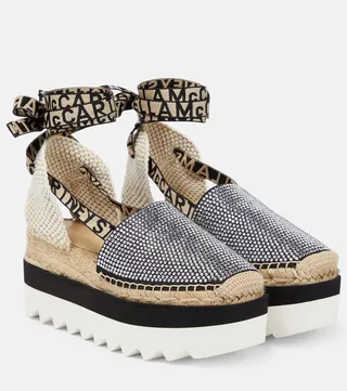 Gaia embellished platform espadrilles