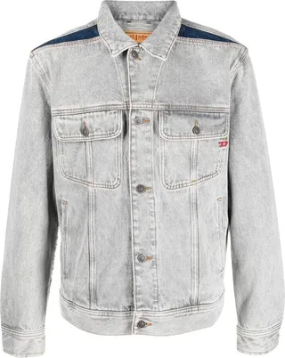 Button-Up Denim Jacket