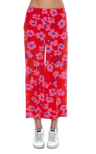 P.A.R.O.S.H. Printed Cropped Trousers
