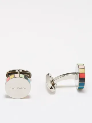Artist Stripe Metal Cufflinks