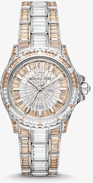 Limited-Edition Mini Everest Two-Tone Pavé Silver-Tone Watch