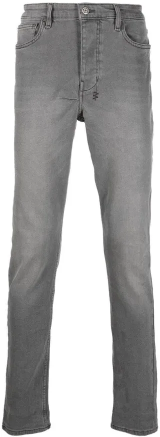 Logo-Print Denim Jeans