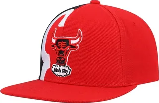 Men's Mitchell & Ness Red Chicago Bulls Hardwood Classics Retroline Snapback Hat