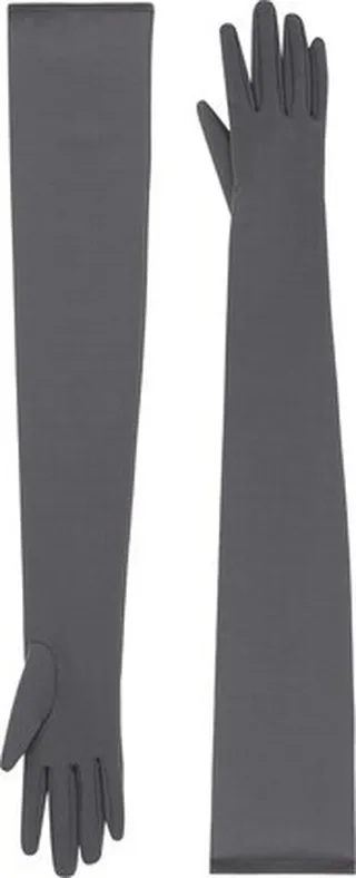 Long stretch jersey gloves