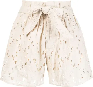 Broderie-Anglaise Paperbag Shorts