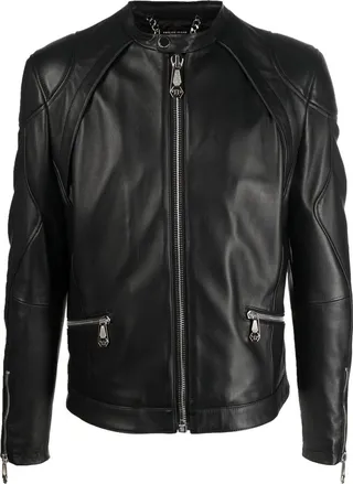 Zip-Through Biker Jacket