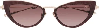 Rockstud cat-eye frame sunglasses