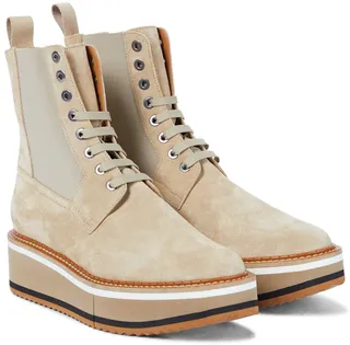 Brendy suede platform combat boots