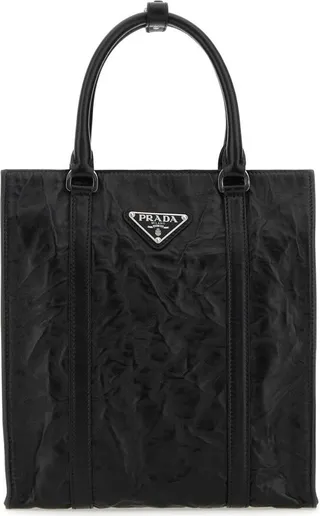Prada Logo-Plaque Handbag
