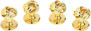 Reorder Gold-Plated Metal Knot Tuxedo Shirt Studs