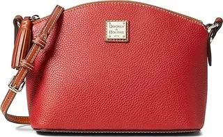 Dooney & Bourke Pebble Robin Crossbody (Red) Handbags