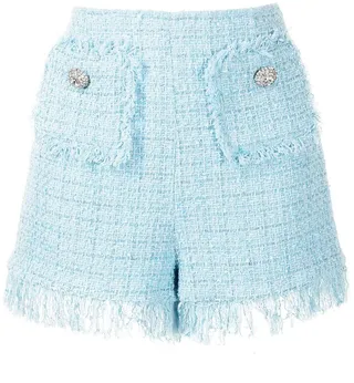 Tweed Fringed Shorts