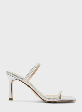 Double Strap High Heels Sandals