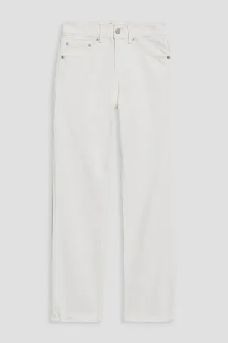 Mid-rise slim-leg jeans