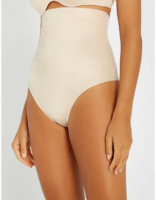 panx Womens Champagne Beige uit Your Fancy High-rise tretch-jersey Thong