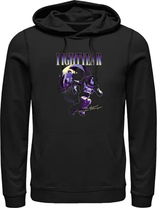 Men's Lightyear Hero Poster Pull Over Hoodie - Black - Medium