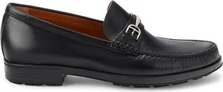 Simpler Leather Bit Loafers