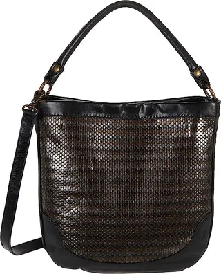 Frye Melissa Stud Hobo (Gold Multi) Handbags