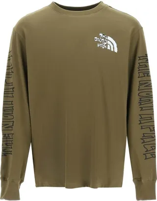 The North Face Logo Printed Long Sleeved T-Shirt