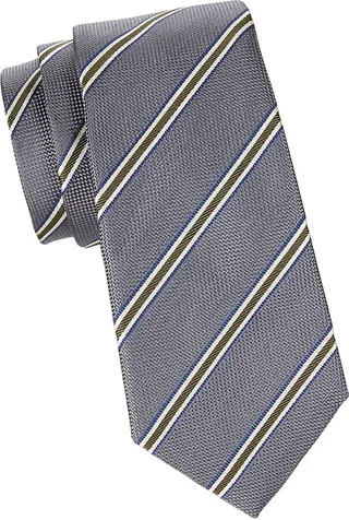 Striped Silk Tie