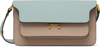 Marni Blue & Taupe East West Trunk Bag