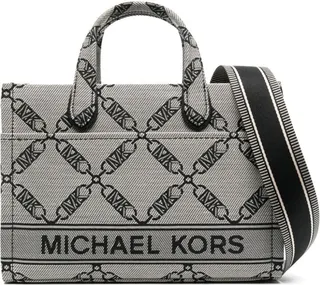 Monogram-Print Tote Bag