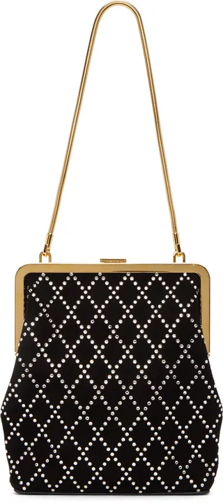 KHAITE Black Lilith Evening Bag