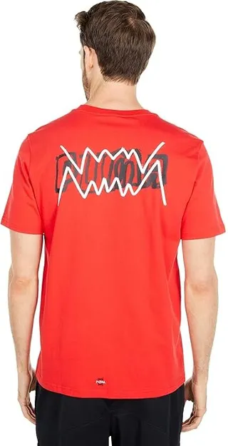PUMA Parquet Street Graphic Tee (High-Risk Red) Men's Clothing