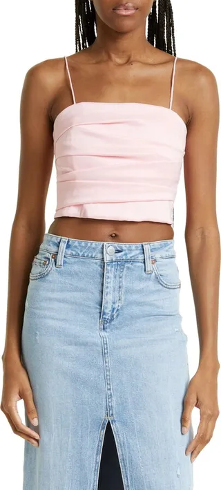 Square Neck Crop Camisole