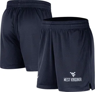 Men's Nike Navy West Virginia Mountaineers Mesh Performance Shorts