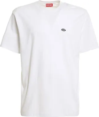 Diesel Logo Embroidered Crewneck T-Shirt