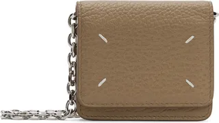 Maison Margiela Tan Four Stitches Chain Bag