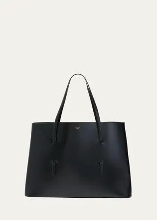 Mina 50 Calf Leather Tote Bag
