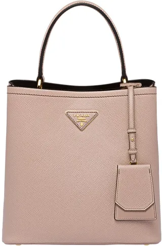 Double Saffiano leather bag