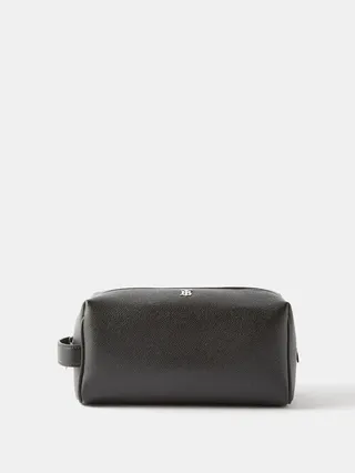 Tb-logo Leather Washbag