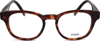 Tod's Tortoise Shell Square Frame Glasses