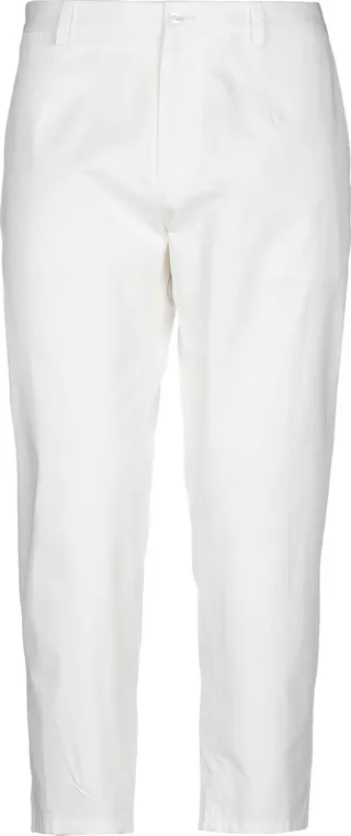 Cropped Pants White