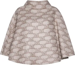 Max Mara Dorina All-Over Logo Printed Cape