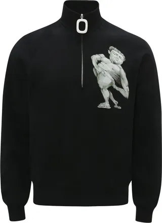 Anglada half-zip jumper